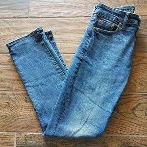 Ae American Eagle Blue Original Straight Jeans